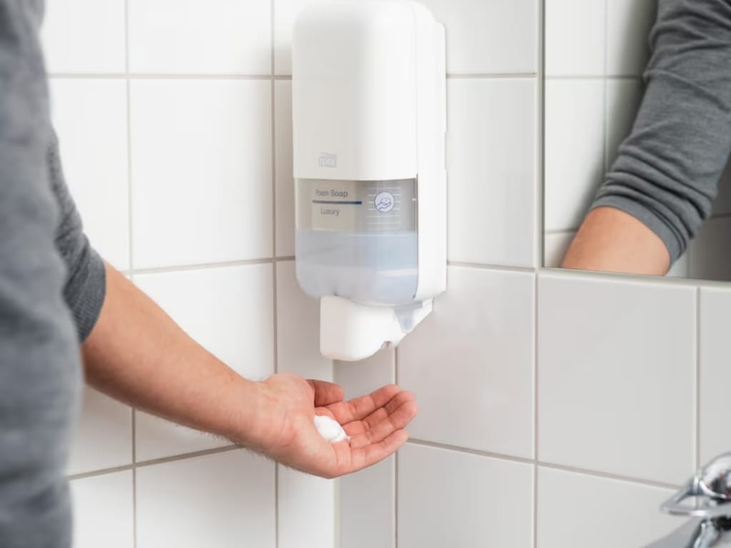 dispensere dezinfectant birouri hale igienă profesională Timișoara