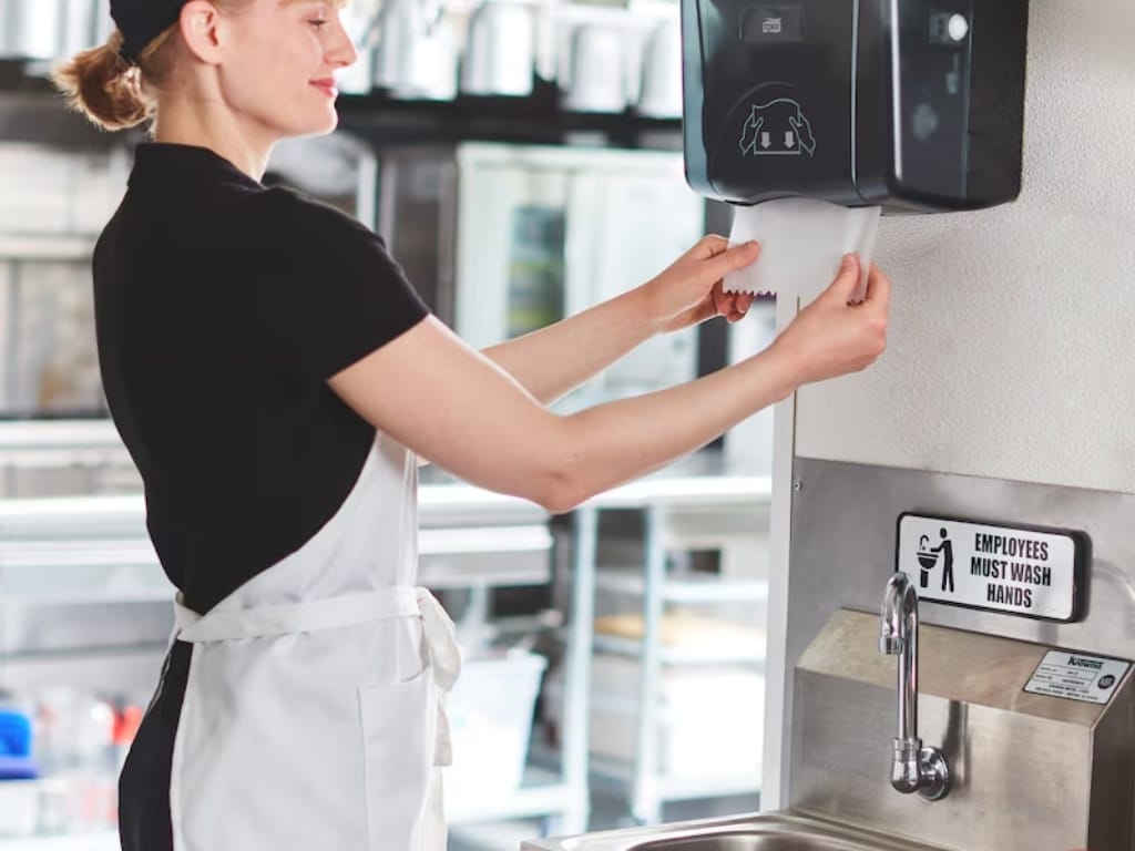 sisteme igienă touchless spații comerciale și industriale Timișoara